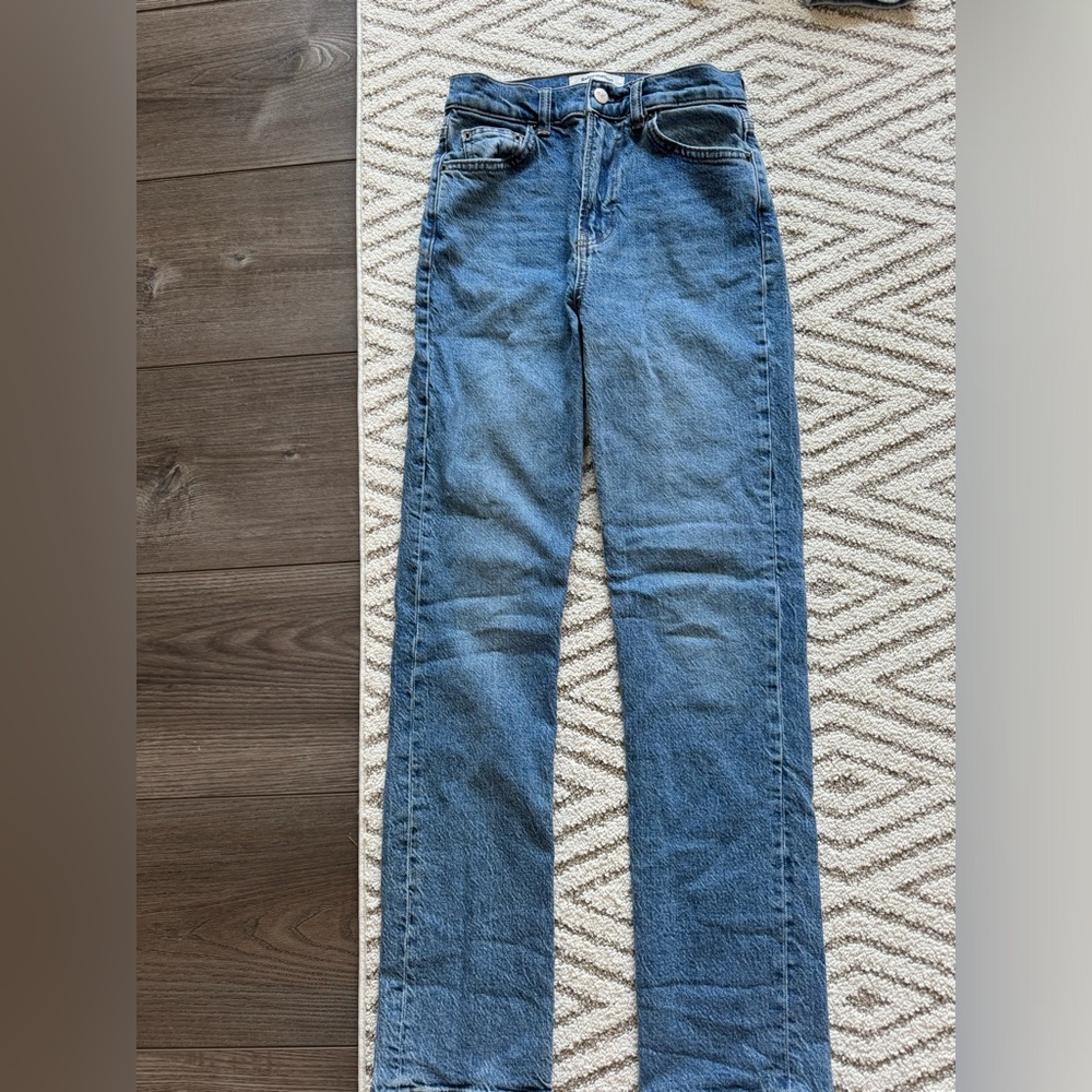 Reformation size 24 straight cut jeans